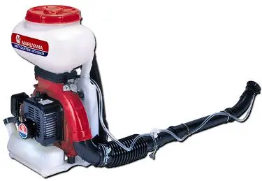 Photo from the official notice: Maruyama U.S. Recalls Backpack Blowers and Mister Dusters Due to Fire Hazard