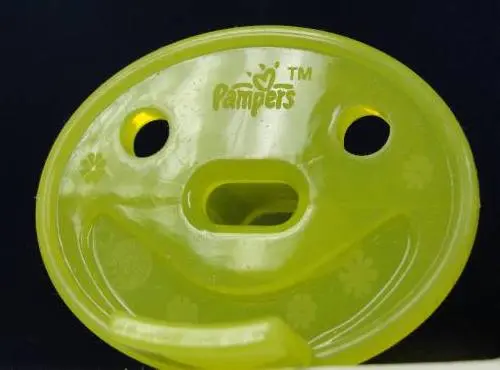 Photo from the official notice: Pampers® Natural Stages Pacifiers Recalled by Key Baby Due to Choking Hazard