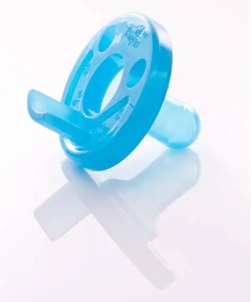 Photo from the official notice: Pampers® Natural Stages Pacifiers Recalled by Key Baby Due to Choking Hazard