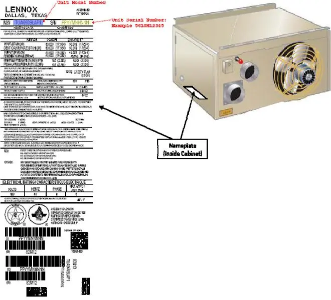 Photo from the official notice: Lennox Industries Recalls to Repair Garage Heaters Due to Fire Hazard