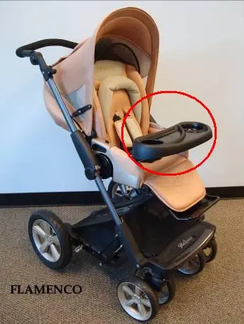 Photo from the official notice: Lan Enterprises Recalls Zooper Strollers Due to Strangulation Hazard