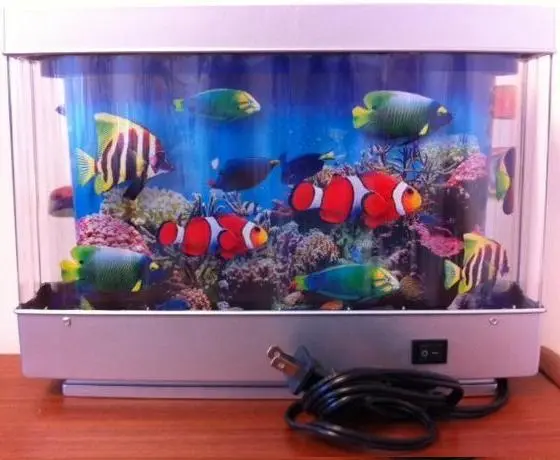 Photo from the official notice: Christmas Tree Shops Recall Animated Safari and Aquarium Lamps Due to Fire and Shock Hazards