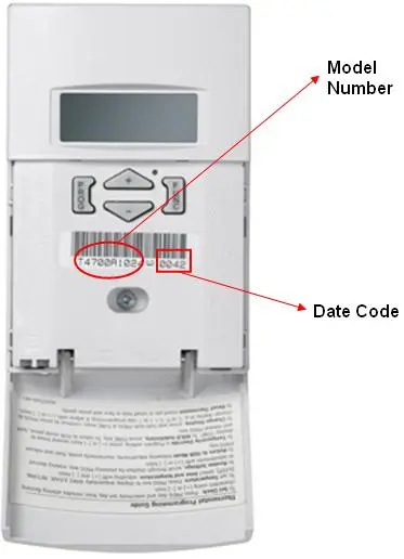 Photo from the official notice: Honeywell Recalls Electric Baseboard and Fan Heater Thermostats Due to Burn Hazard