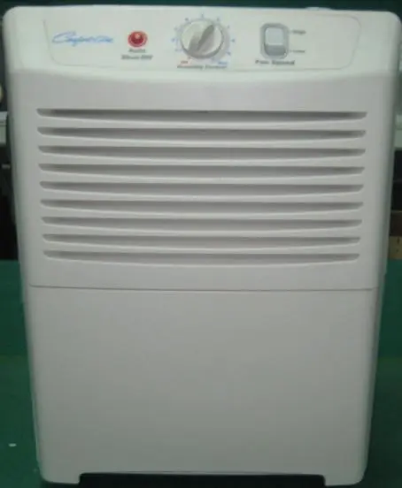 Photo from the official notice: Home Fires Prompt Dehumidifier Recall Reannouncement from LG Electronics
