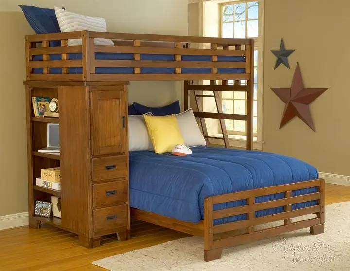 Photo from the official notice: American Woodcrafters Recalls to Repair Bunk Beds Due To Fall Hazard