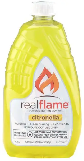 Photo from the official notice: Real Flame Recalls Pourable Gel Fuel Due to Burn and Flash Fire Hazards