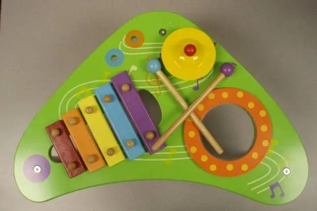 Photo from the official notice: Musical Wooden Table Toys Recalled by Battat Due to Choking Hazard