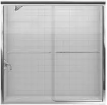 Photo from the official notice: Kohler Co. Recalls Bath Doors Due to Laceration Hazard; Sold Exclusively at Selected Lowe’s and Home Depot Stores