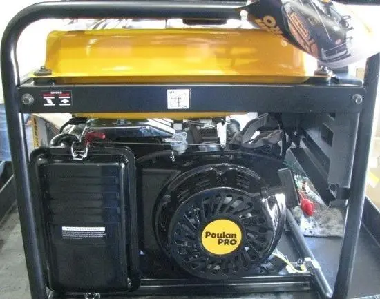 Photo from the official notice: Poulan Pro Generators Recalled by Husqvarna Professional Products Due to Fire Hazard