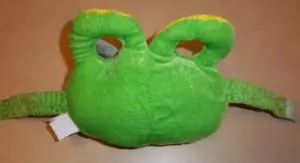 Photo from the official notice: Target Recall Children's Frog Masks Due to Suffocation Hazard