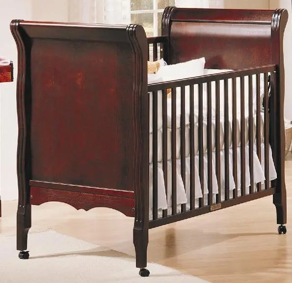 Photo from the official notice: Dutailier Group Recalls Drop-Side Cribs Due to Entrapment and Fall Hazards