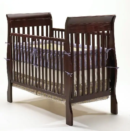 Photo from the official notice: Dutailier Group Recalls Drop-Side Cribs Due to Entrapment and Fall Hazards