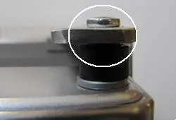 Inspection of door hinge pin not yet Failed