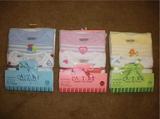 Three-pack bodysuit