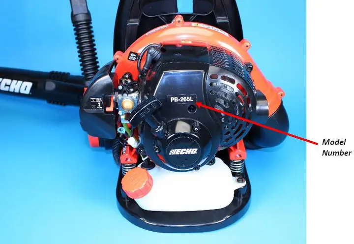Photo from the official notice: ECHO Recalls Backpack Blowers Due to Fire Hazard