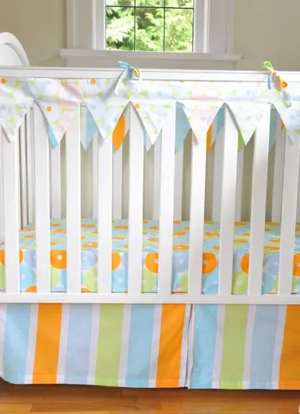 Photo from the official notice: Babylicious Recalls Cloth Crib Fringe Due to Strangulation Hazard