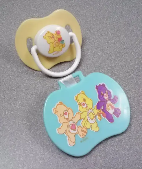 Photo from the official notice: CareBears Pacifier Recalled by IDM Group Due to Choking Hazard