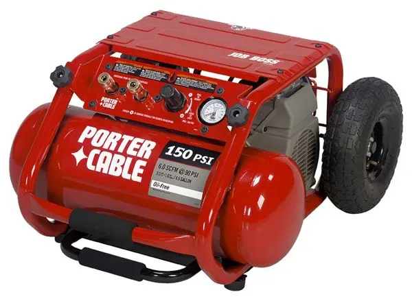 Photo from the official notice: DeVilbiss Air Power Co Recalls Air Compressors Due to Fire Hazard