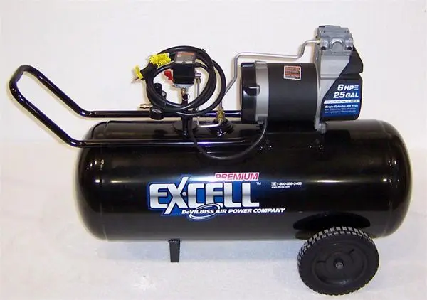 Photo from the official notice: DeVilbiss Air Power Co Recalls Air Compressors Due to Fire Hazard