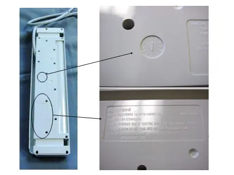 Photo from the official notice: Legrand Wiremold Recalls Power Strips Due to Electric Shock Hazard