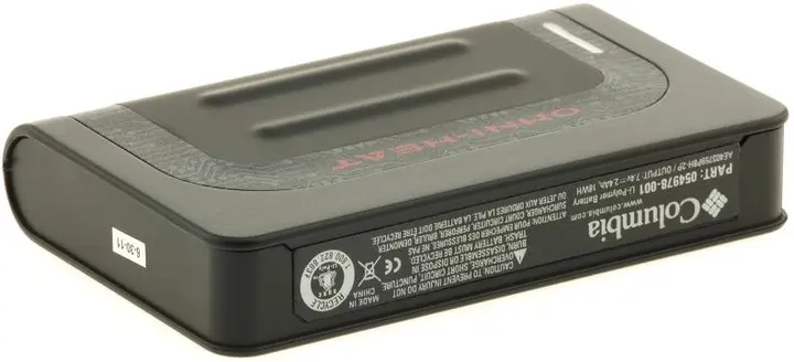 Photo from the official notice: Columbia Sportswear Recalls Batteries Sold With Jackets Due To Fire Hazard