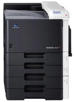 Bizhub C35 (As floor model with all paper trays)