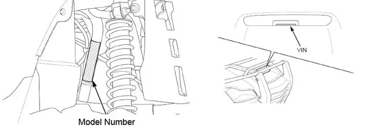 Photo from the official notice: American Honda Recalls ATVs due to Crash Hazard