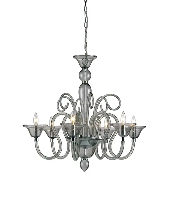 9150 Guilia chandelier, small, smoke
