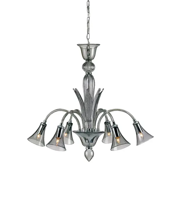9155 Giselle chandelier, smoke