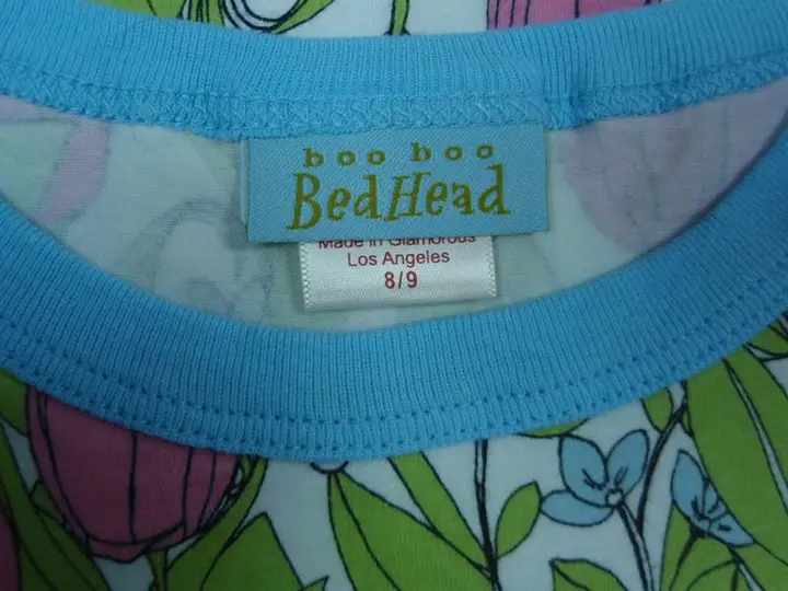 Boo Boo Bedhead tag
