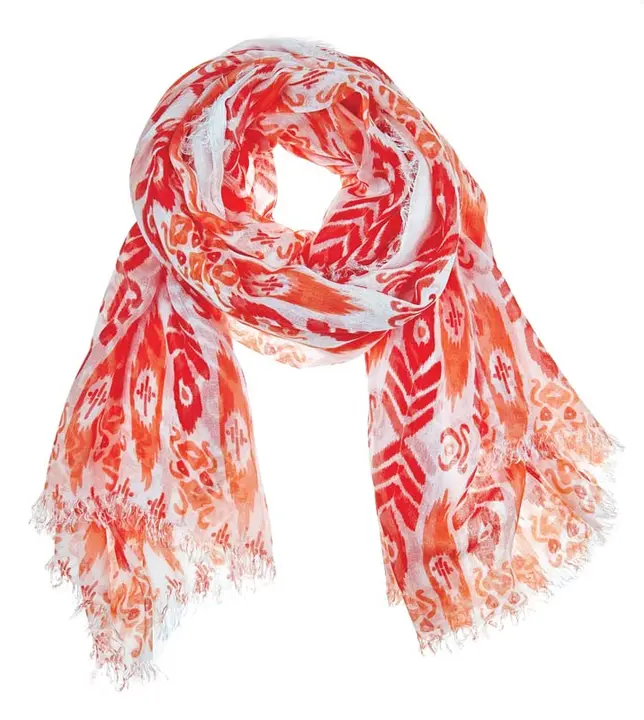 Julie Vos Sierra women’s Sierra scarf – orange/peach
