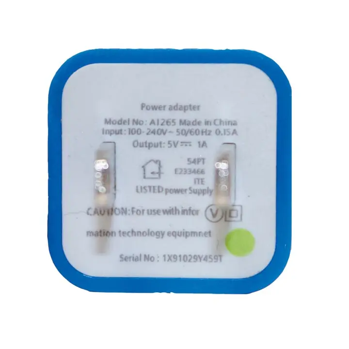Wall adapter with model number