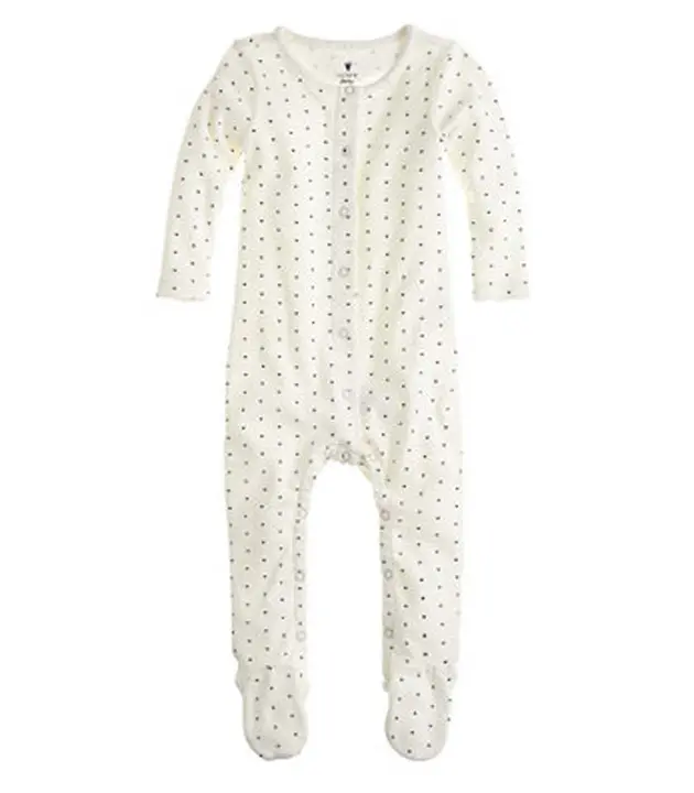 J.Crew Pin Heart Baby Coveralls