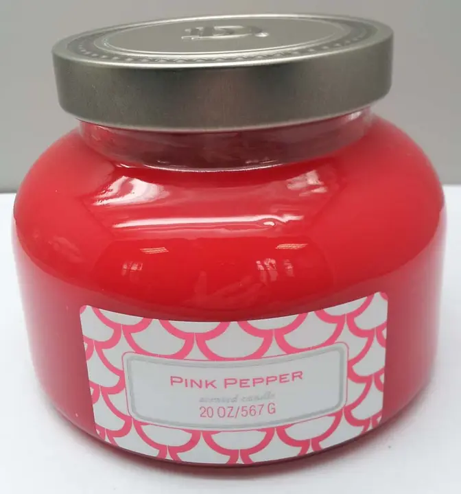 DD brand 20-ounce decorative jar candle
