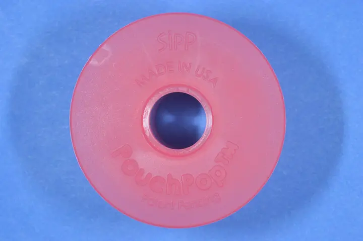 Bottom of base of the PouchPop Topper