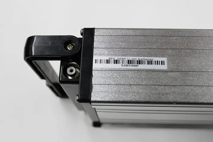 Location of the serial number on Pedego electric bike metal batteries