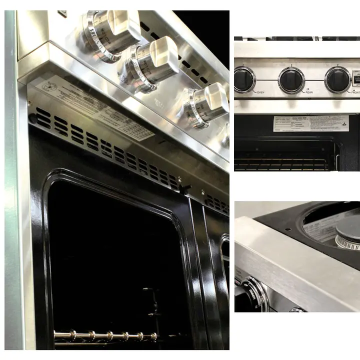 The model and serial numbers can be found on a label in one of three locations.