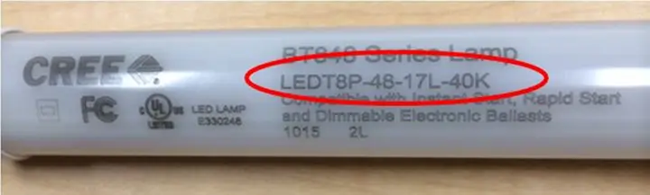 Product Number: Commercial LED T8 Lamp