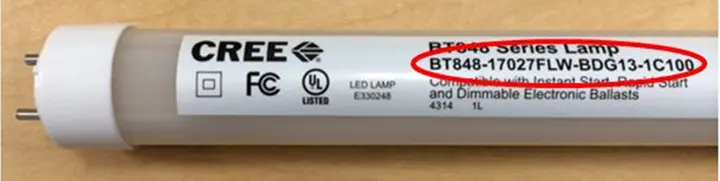 Product Number: Retail / Consumer LED T8 Lamp