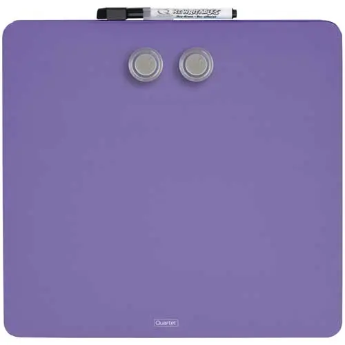 Frameless Dry-Erase Magnetic Board with magnets and dry-erase markers