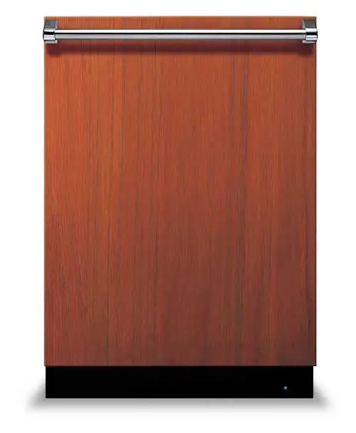 Viking Range dishwasher, custom wood panel