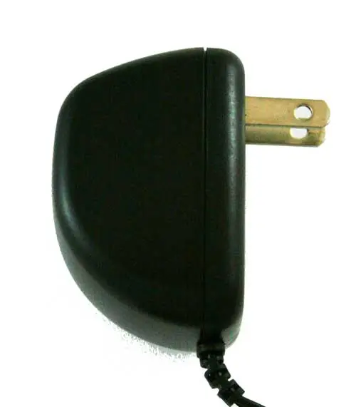 Ambient Weather radio AC power adapter side view