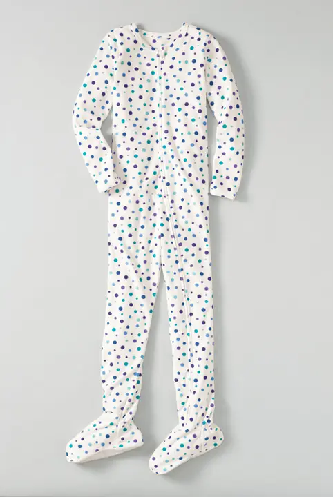 Lands’ End Girls Fleece Sleeper