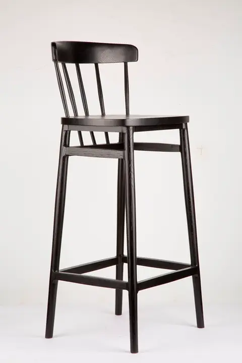 Windsor Shaker Stool (Black)