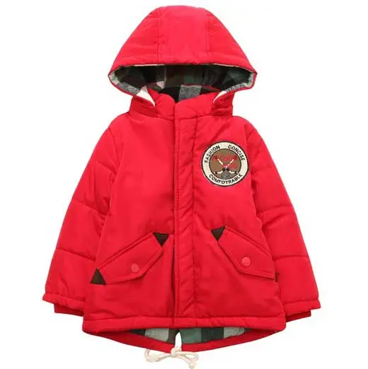 Padding Jacket with Hood RH1332-B (Red)