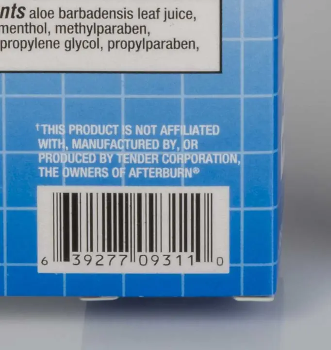 Assured™ Burn Relief Gel UPC Code