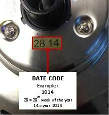 Casablanca ceiling fan date code