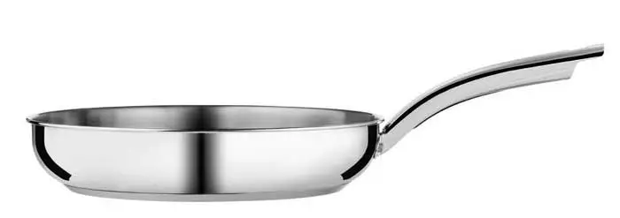 8- and 10-inch stainless steel frying pan