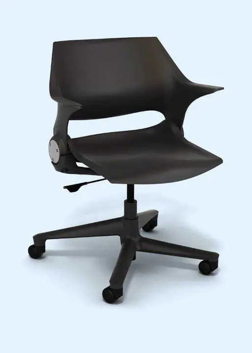 Steelcase swivel chair 2 (black)
