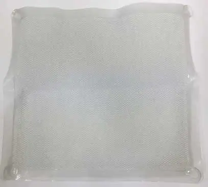 Clear AquaRug Four Suction Cup Shower Rug for Shower Stalls